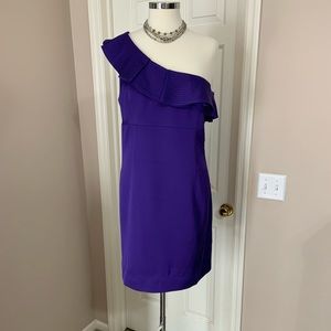 Trina Turk Intrigue One Shoulder Flounce Dress 14